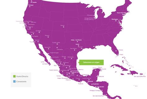 Volaris Airlines Route Map