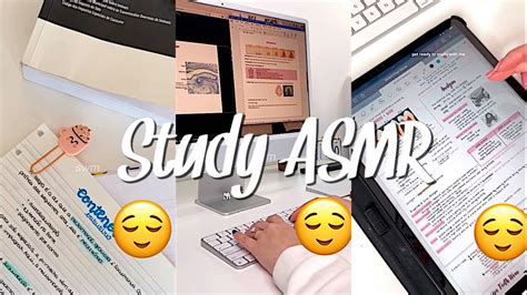 Study With Me ASMR Study Motivation ASMR Aesthetic Study With Me