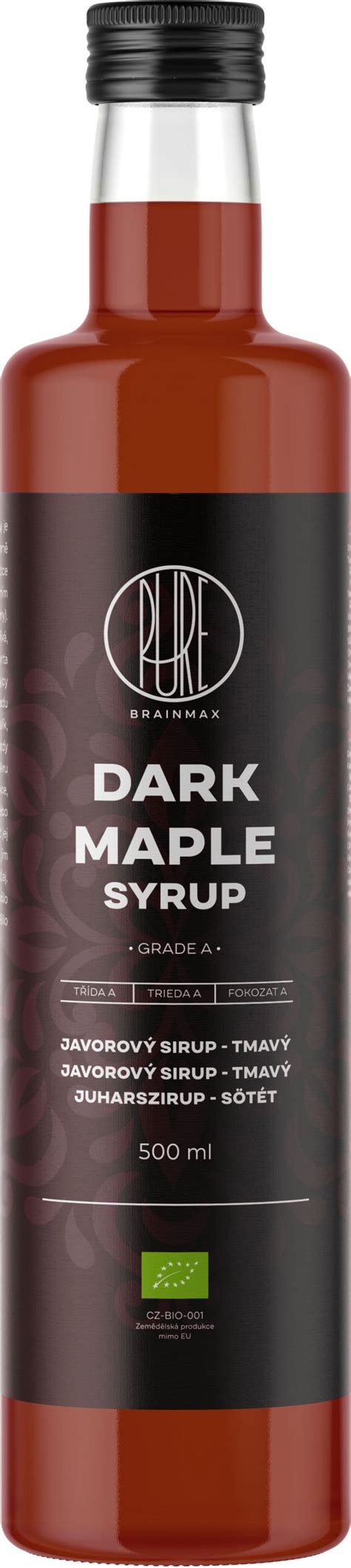 BrainMax Pure Javorový sirup tmavý BIO 500 ml od 349 Kč Zbozi cz