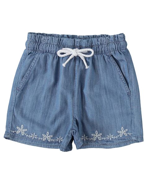 Riachuelo Short Jeans Infantil Clochard C S El Stico Amarra O Denim