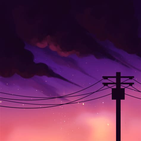 Cloudy Near Sunset By Sukoyiko On Newgrounds