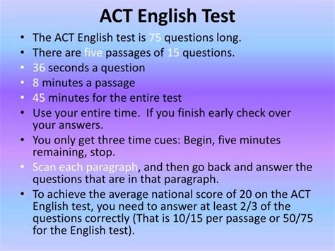 PPT - ACT English Test PowerPoint Presentation, free download - ID:2260211