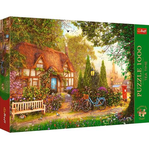 Puzzle 1000 el Domek pod strzechą Trefl TaniaKsiazka pl