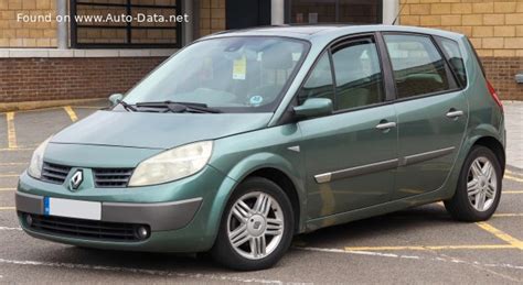 Renault Scenic Ii Phase I I V T Hp Technical Specs