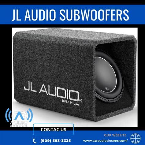 JL Audio Subwoofers: Elevate Your Car Audio with Deep, Resonating Bass ...