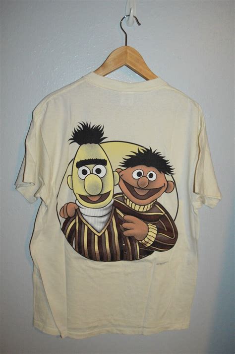 Vintage 90s Bert And Ernie Sesame Street Buddy Wear Sin Gem