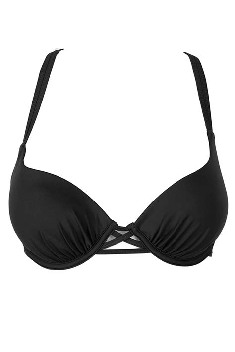 Sundazed Black Harper Bra Sized Underwire Bikini Top B C Walmart