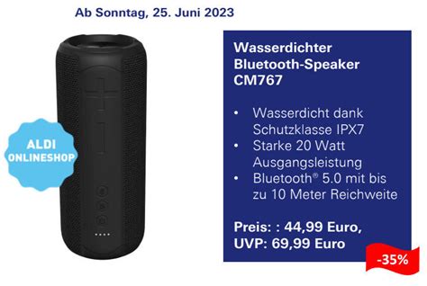 Maligne Freiheit Keulen Bluetooth Lautsprecher Aldi Weihrauch Scan