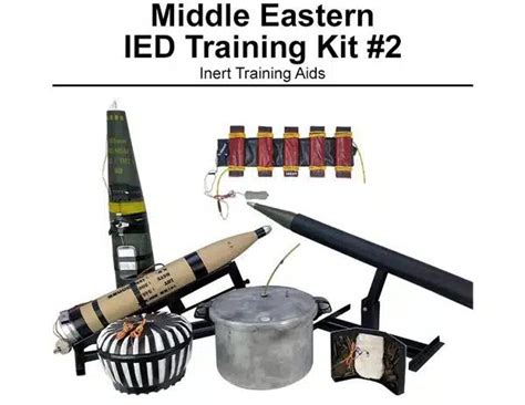 Inert Middle Eastern Ied Training Kit 2 Mkds Training