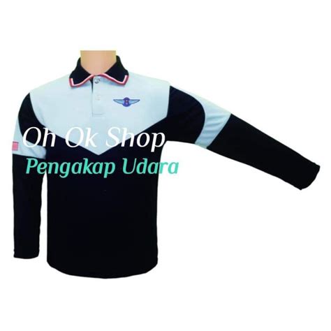 T Shirt Pengakap Udara Lengan Panjang Shopee Malaysia