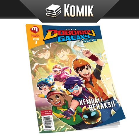 Komik Boboiboy Galaxy Musim Isu Kembali Beraksi Lazada