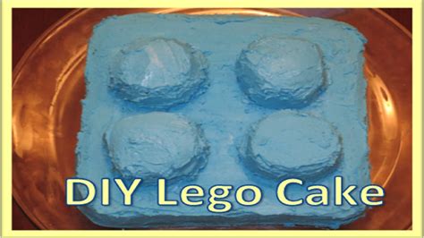 Diy Lego Brick Cake How To Make A Lego Cake Youtube