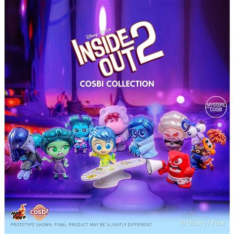 พรอมสง Hot Toys Cosbi Inside Out 2 series ลขสทธแท CosBaby ของสะสม Disney Inside Out
