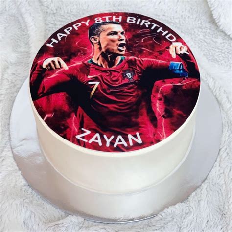 Cristiano Ronaldo Soccer Cake Food And Drinks Homemade Bakes On Carousell