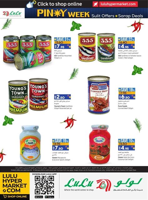 Lulu Pinoy Week Offers Lulu Offers Today