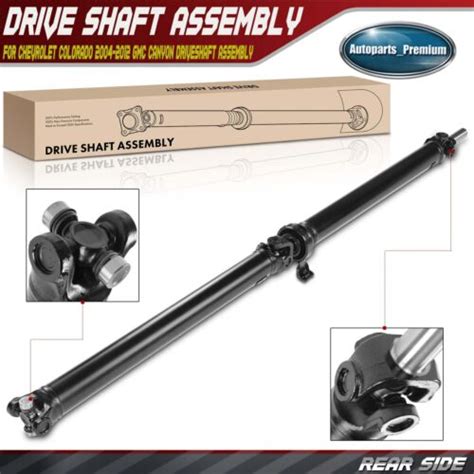 New Rear Driveshaft Prop Shaft Assembly For Chevrolet Colorado 2004 2012 Gmc Rwd Ebay