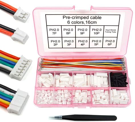 Amazon Taiss Pcs Jst Ph Mm Connector Kit Mm Pin