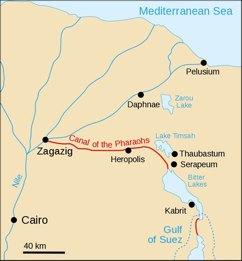 Canal of the Pharaohs: The Forerunner to The Suez Canal | Amusing Planet