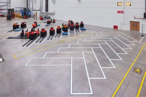 Pets At Home Line Marking At New Dc Logistics Business Maga