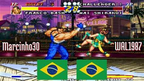 FT10 Rbff1 Marcinho30 BR Vs WAL1987 BR Real Bout Fatal Fury Rbff