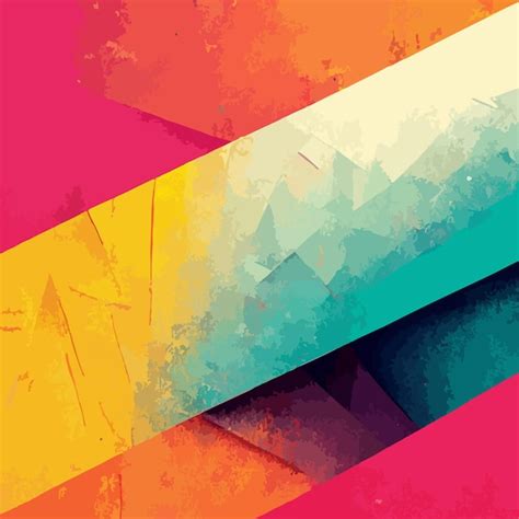 Premium Photo Abstract Geometric Background Colorful Geometric