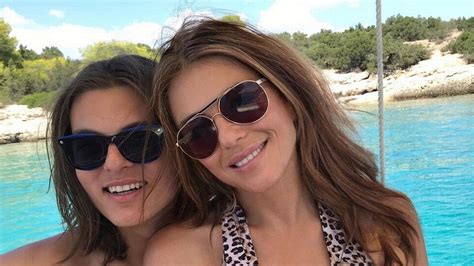 Elizabeth Hurley Films Steamy Love Scenes With Another Woman As Son