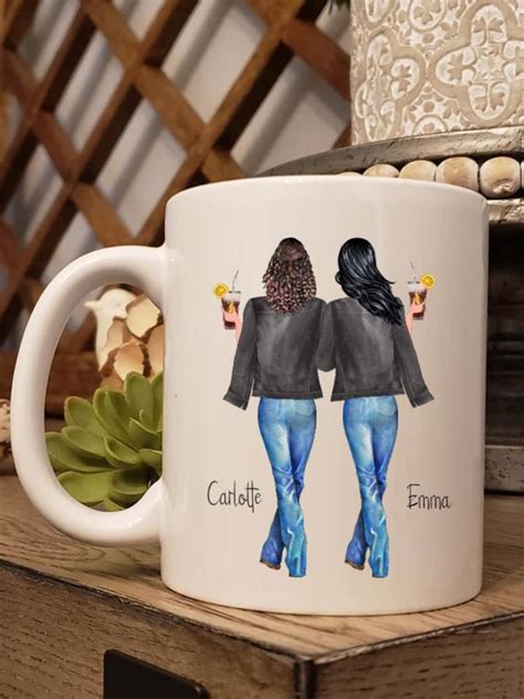 Best Friend Mug Personalized Friend Mug Bff Mug Bestie Mug Etsy