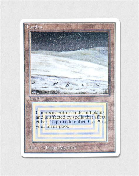 Tundra Regular From Unlimited Edition 2ed Mtg Proxy Magic Cardplus