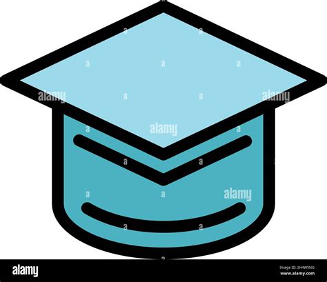 Symbol für Abschlussmütze der Universität Outline Universität
