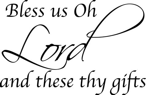 Bless Us Oh Lord And These Thy Ts 2 Printable Wall Art Etsy