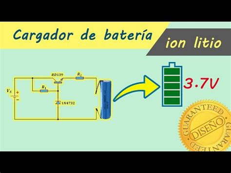 Cargador De Bater A Ion Litio De V Un Transistor Y Un Diodo Zener