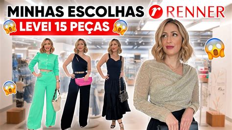 MINHAS ESCOLHAS RENNER LEVEI 15 PEÇAS PRA CASA PARTE 1 YouTube