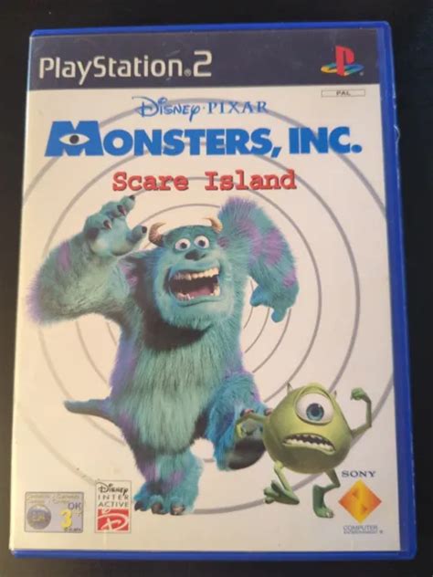 MONSTERS INC SCARE Island Disney Pixar PlayStation 2 PS2 4 00