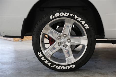 GOODYEAR - White Tire Letters - Tire Lettering Kit