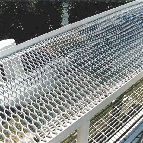 Heavy Duty Expanded Metal Catwalk Grating G Sqm Zinc Coating Astma