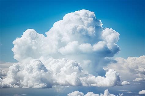 Premium AI Image | Cloud in blue sky photography