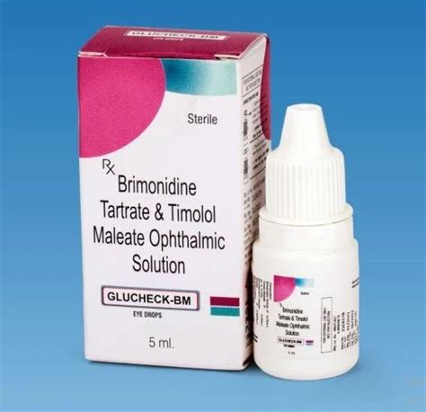 Glucheck Bm Brimonidine Tartrate Timolol Maleate Ophthalmic Solution