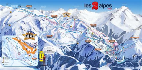 Les Deux Alpes Piste Map Free Downloadable Piste Maps