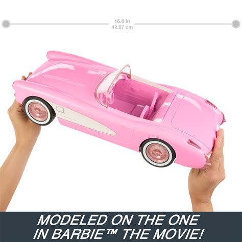 Barbie The Movie Pink Corvette Convertible