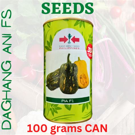 Pia F Hybrid Squash Seeds By Eastwest Grams Can Lazada Ph