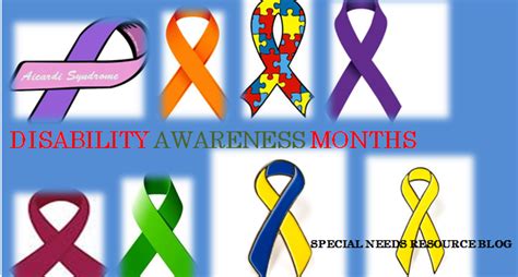 2017 Disability Awareness Month And Observances Special Needs