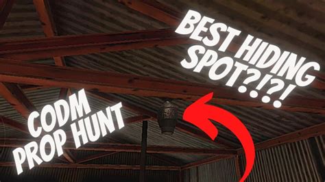 Best Hiding Spot Cod Mobile Prop Hunt Youtube