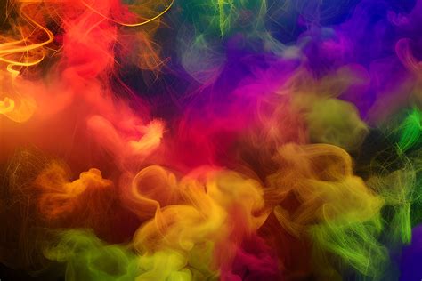 Rainbow Colorful Smoke Background Graphic by Fstock · Creative Fabrica