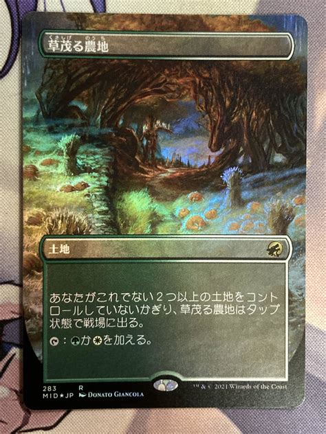 Yahooオークション Mtg 《草茂る農地overgrown Farmland》【foil】