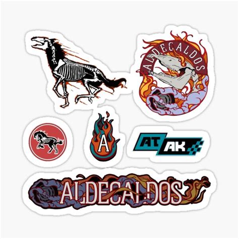 Aldecaldos Pack Sticker For Sale By Birdfood Redbubble