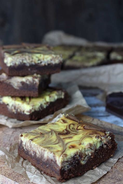 Brownie Cheesecake Brownie Marmolado De Chocolate Y Tarta De Queso