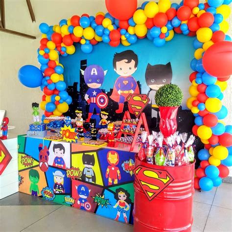 Festa Super Heróis 80 Ideias Poderosas E Muito Divertidas Cumpleaños