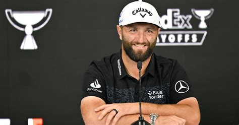 jon rahm faces walker buehler   mound   golf  pga