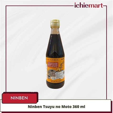 Jual Ninben Tsuyu No Moto Bumbu Dasar Sup Kecap Asin 360 Ml