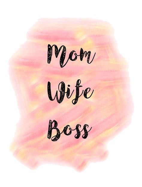 Mom Wife Boss 客製化衣服、個性化t恤、t恤創作│logoless